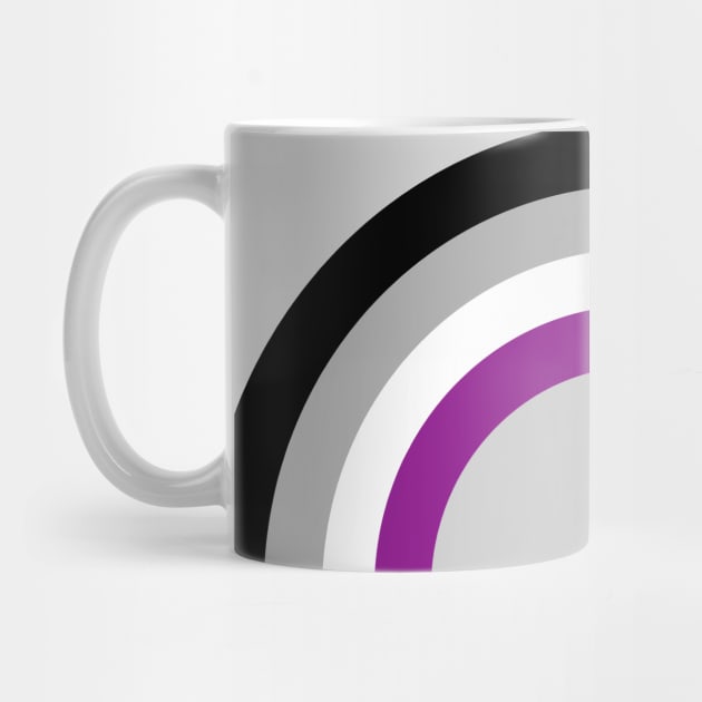 Asexual Pride Flag Rainbow by epiclovedesigns